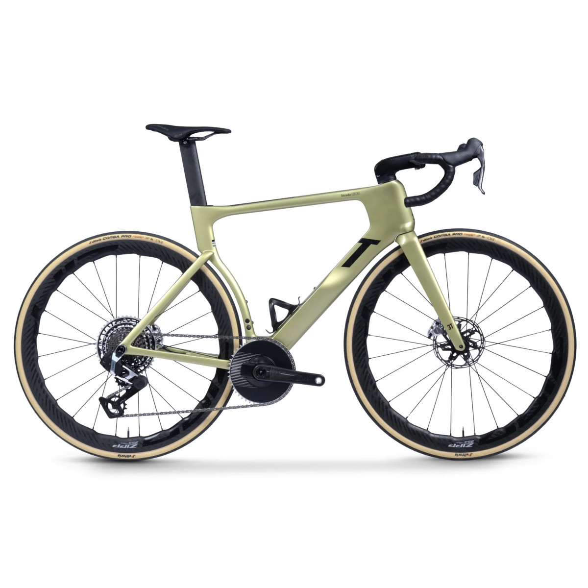 3T Strada Italia šosejas velosipēds | SRAM Red XPLR PM AXS 1x13 | Zipp 353 NSW | Oro
