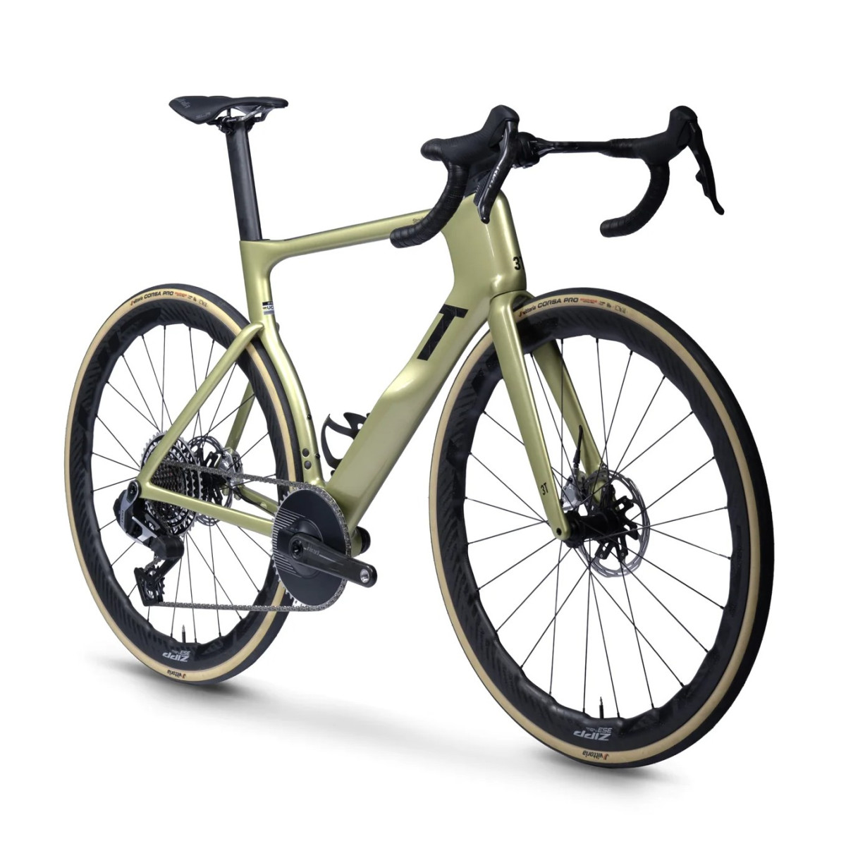 3T Strada Italia šosejas velosipēds | SRAM Red XPLR PM AXS 1x13 | Zipp 353 NSW | Oro