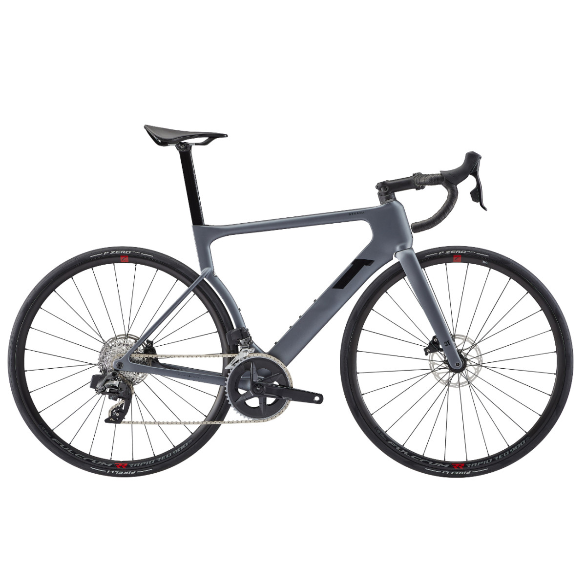 3T Strada Sram Rival AXS 2x12 šosejas velosipēds | Charcoal