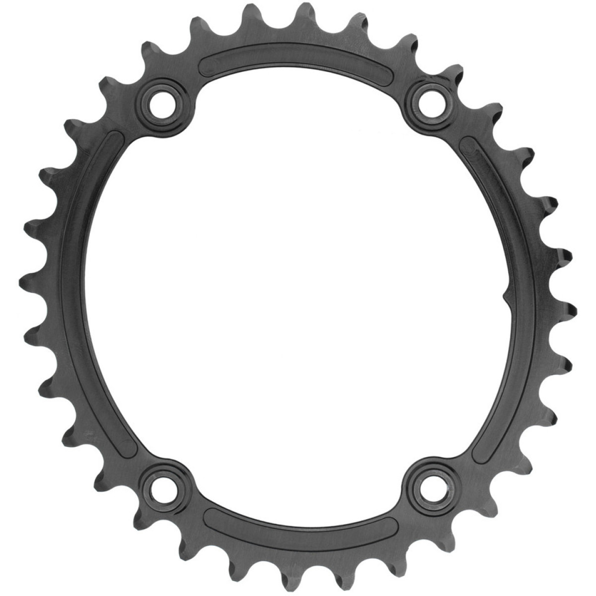 AbsoluteBlack Gravel Sub-Compact Oval zobrats | 110 BCD | 2x11/10 ātrumu