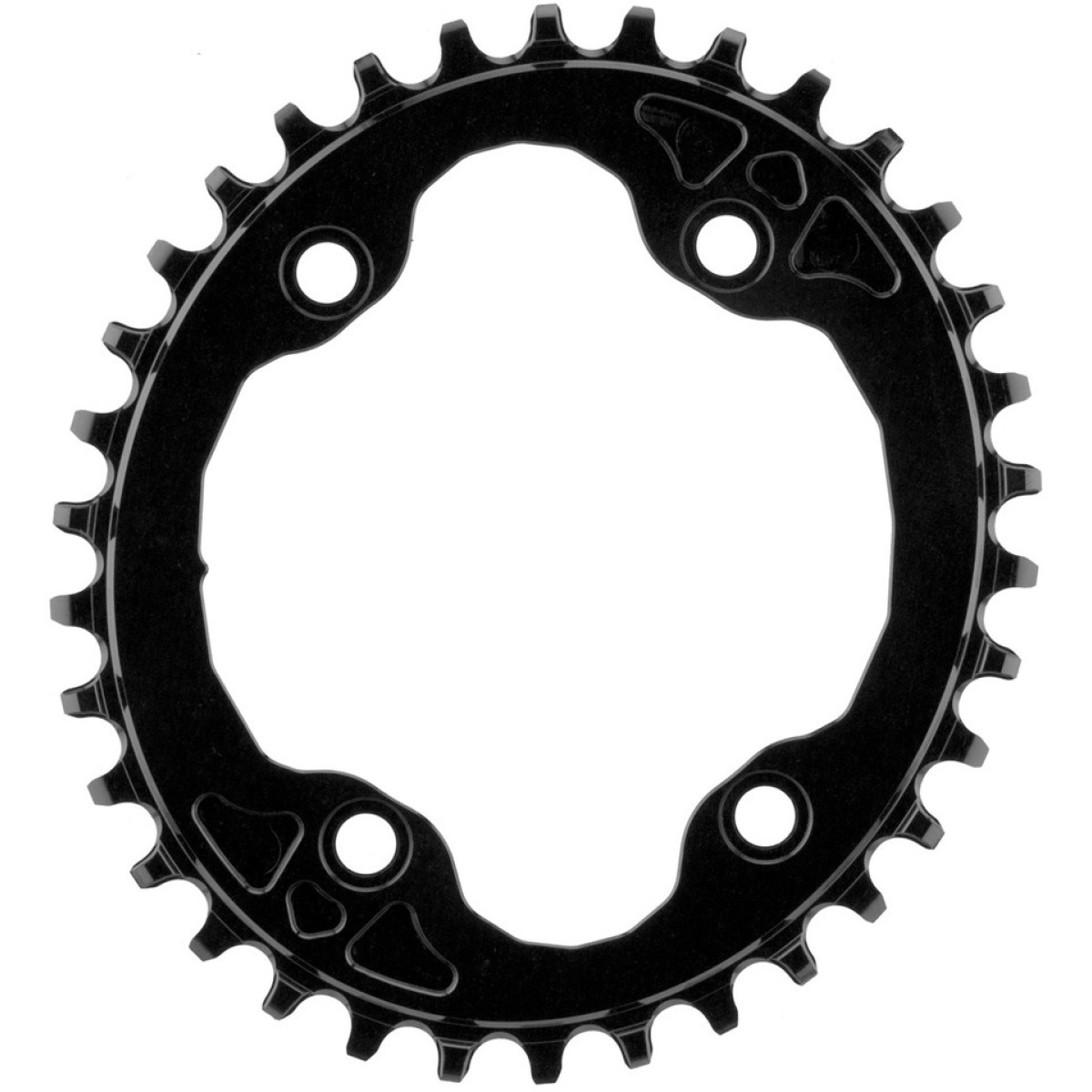 AbsoluteBlack XT OVAL M8000/MT700 Chainring | 96 BCD | 1x12/11/10-speed | Black