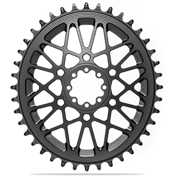 AbsoluteBlack OVAL AXS SRAM Gravel ketiratas | 8 Bolt | 1x13/12-speed | Black AbsoluteBlack OVAL AXS SRAM Gravel ketiratas | 8 Bolt | 1x13/12-speed | Black