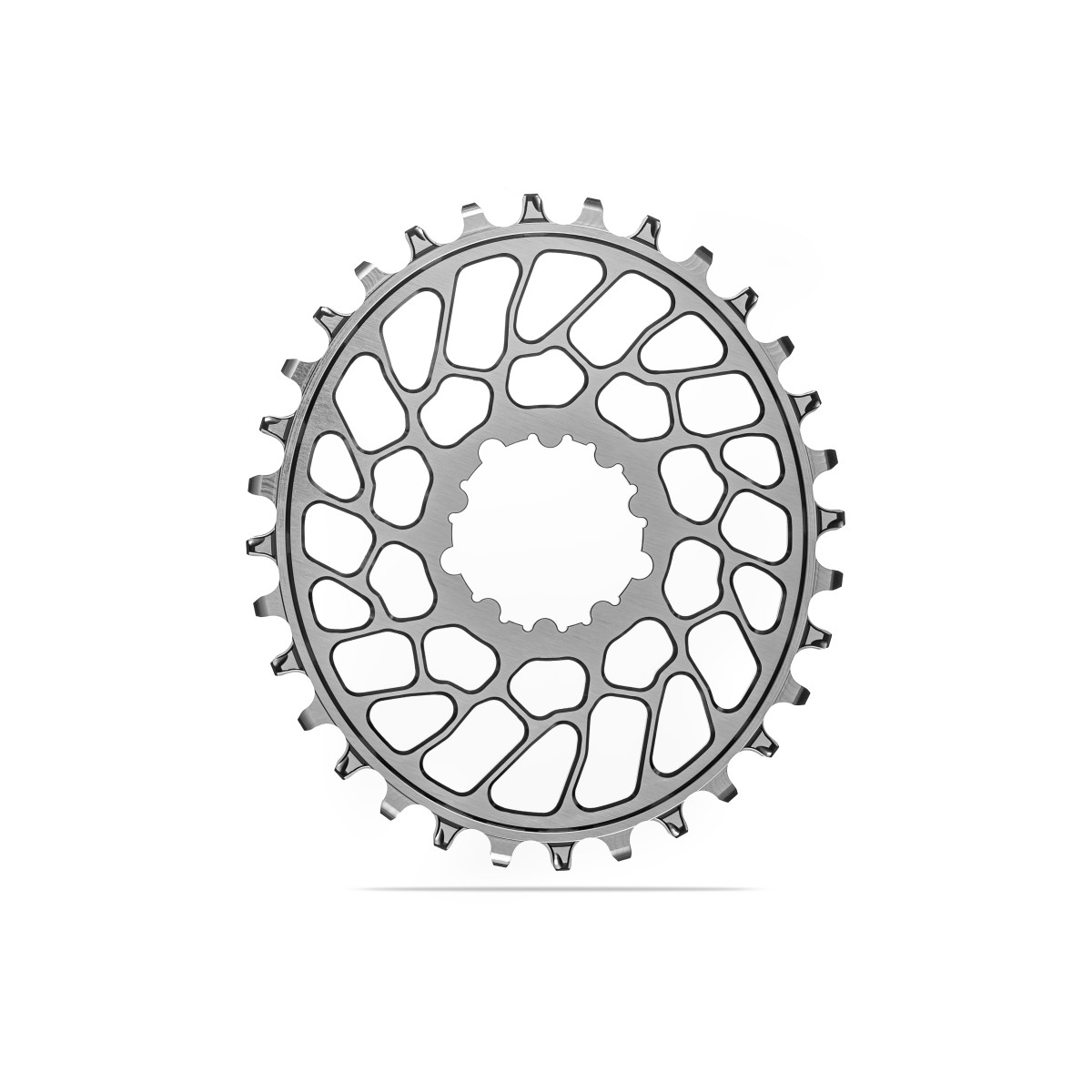 AbsoluteBlack OVAL Sram BB30 hammasratas | 0mm Offset | DM | 1x12/11/10-käiguline | Titanium