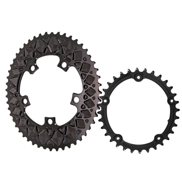 AbsoluteBlack Gravel Oval Sub-Compact hammasratas | 110 BCD | 2x11/10-käiguline