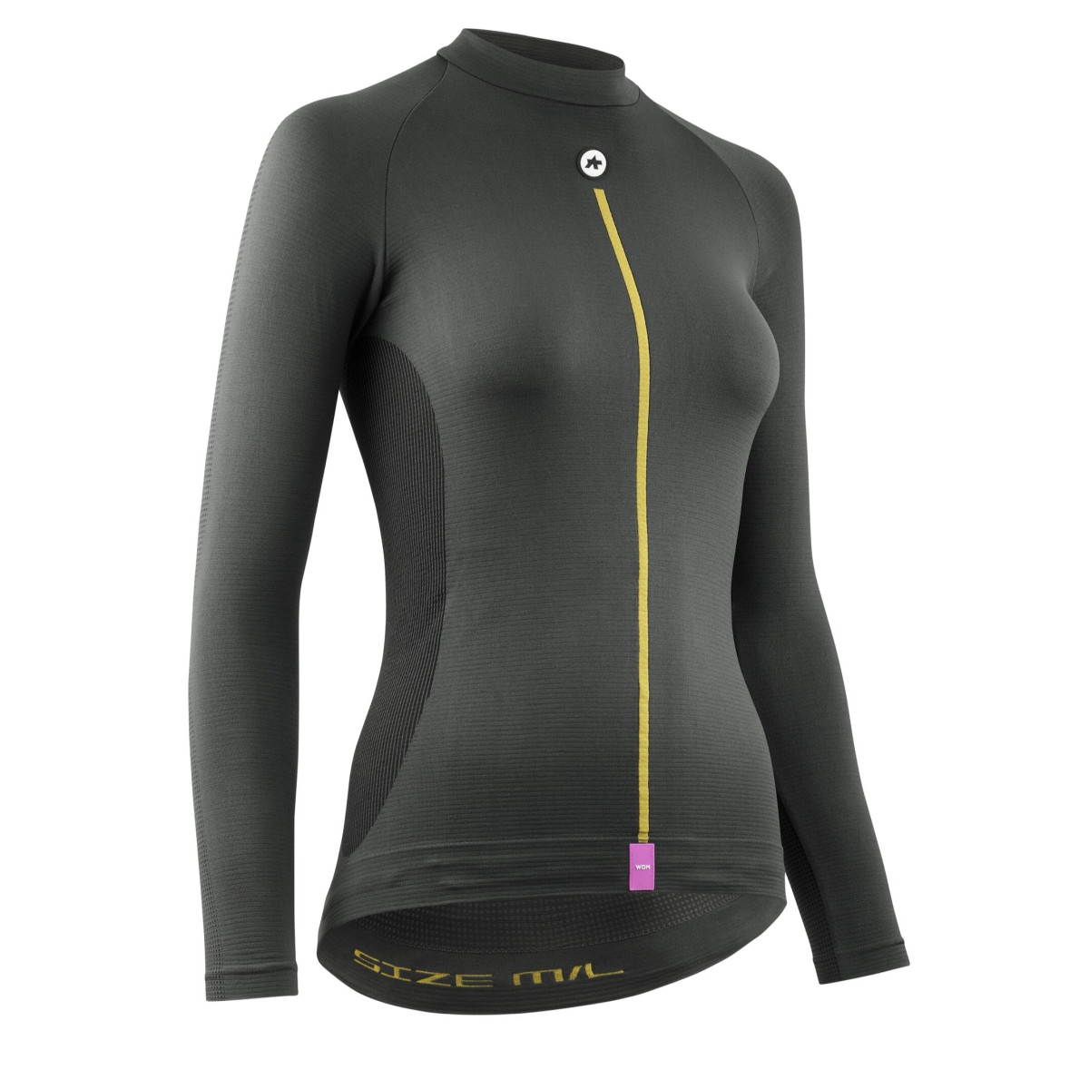 Assos Spring Fall P1 LS Women's Skin Layer | Anthracite Grey