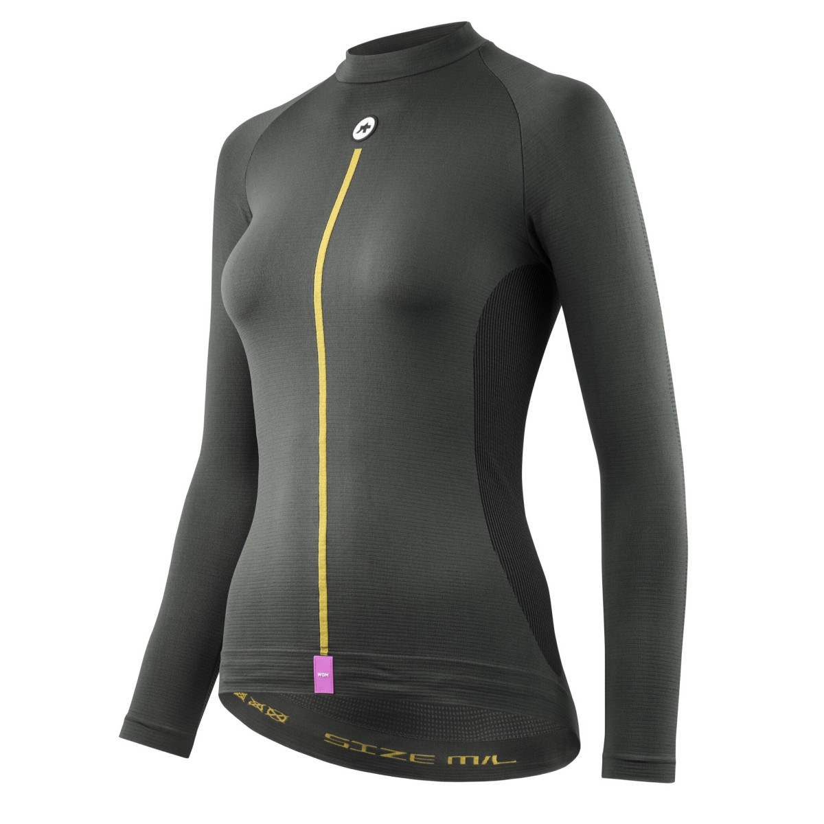 Assos Spring Fall P1 LS Women's Skin Layer | Anthracite Grey