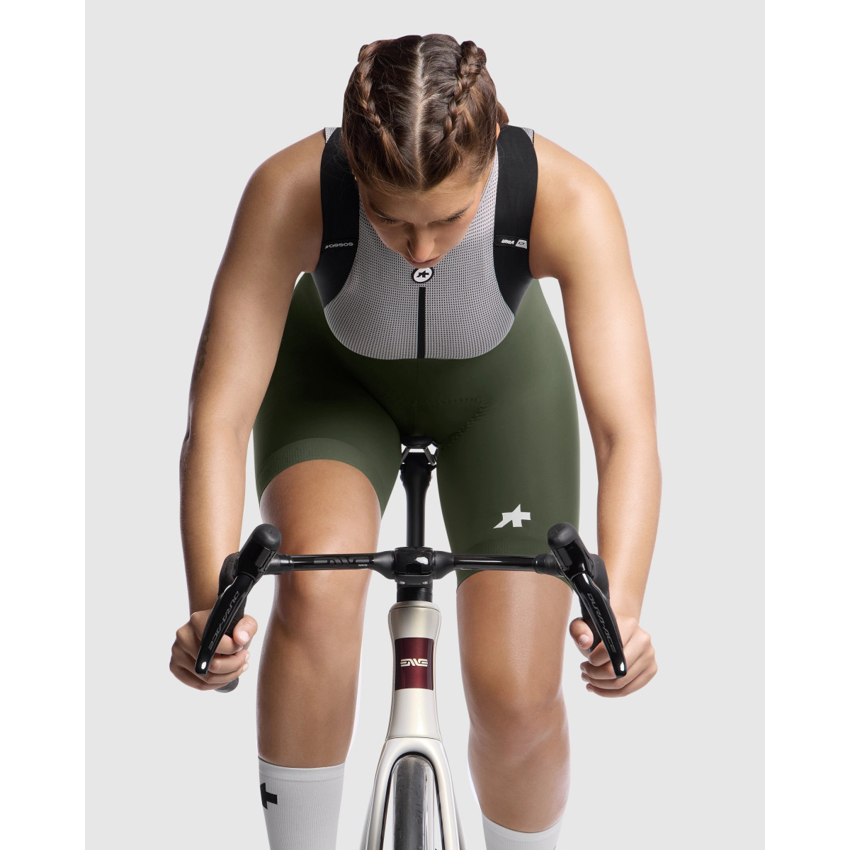 Assos Uma GT S11 sieviešu šorti | Moss Green