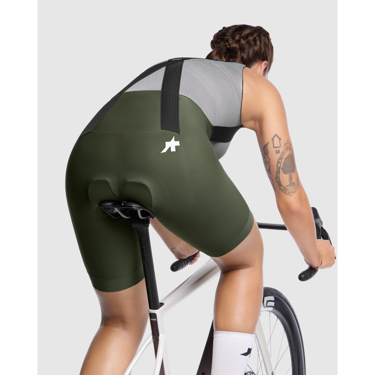 Assos Uma GT S11 sieviešu šorti | Moss Green