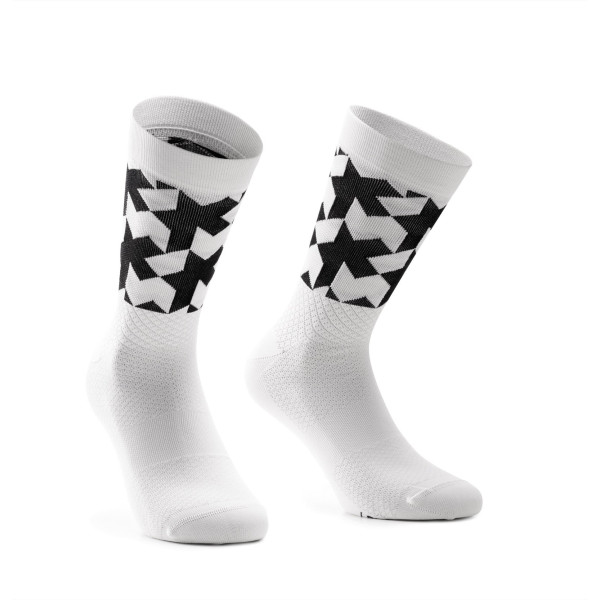 Assos Monogram EVO zeķes | Holy White Assos Monogram EVO zeķes | Holy White