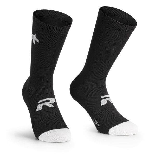 Assos R S9 sokid - kaksikpakett | Must seeria Assos R S9 sokid - kaksikpakett | Must seeria