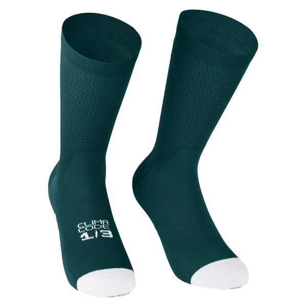 Assos Endurance S11 zeķes | Foundation Green