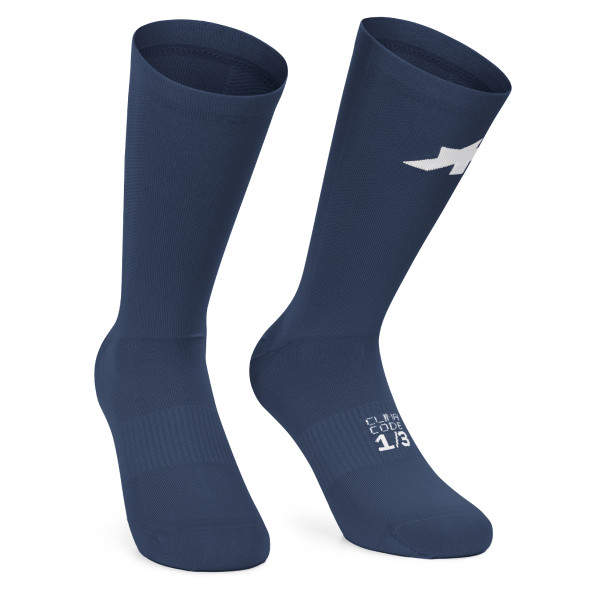 Assos Racing S11 zeķes | Stone Blue