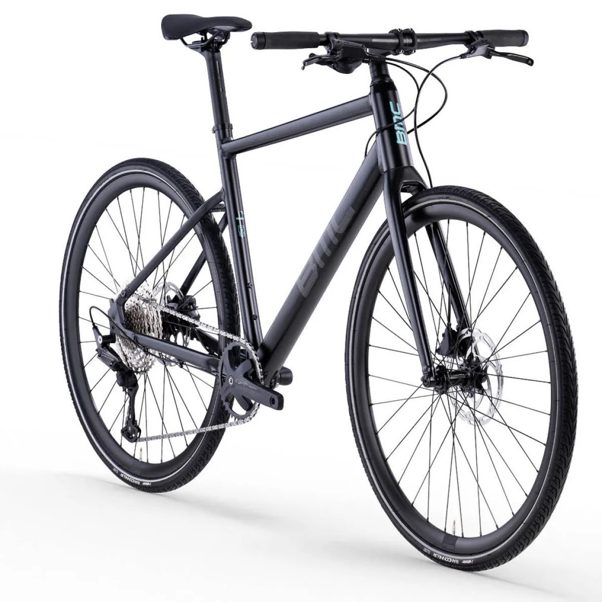 BMC Alpenchallenge AL Three Fitness Bike | Black - Petrol