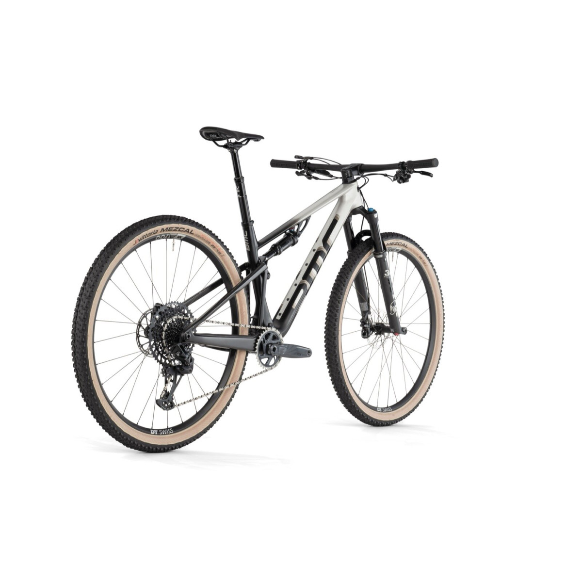 BMC Fourstroke Two kalnu velosipēds | Arctic Silver - melns