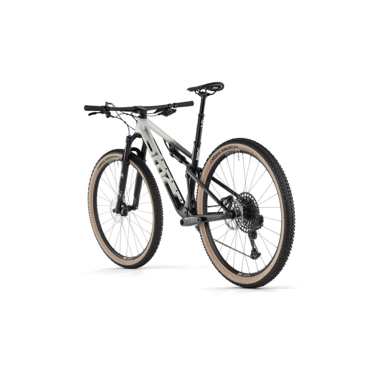 BMC Fourstroke Two kalnu velosipēds | Arctic Silver - melns