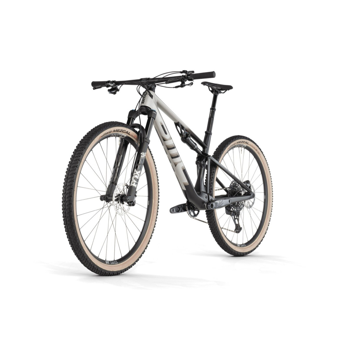 BMC Fourstroke Two kalnu velosipēds | Arctic Silver - melns