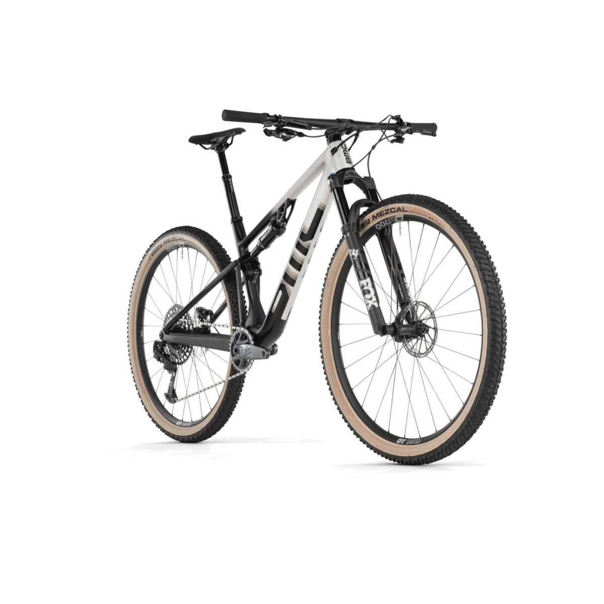 BMC Fourstroke Two kalnu velosipēds | Arctic Silver - melns