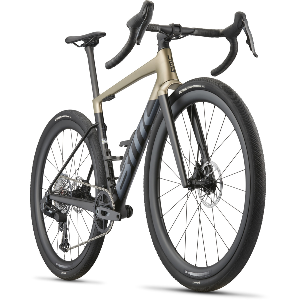 BMC Kaius 01 Three grants velosipēds | Moss Gold - Carbon