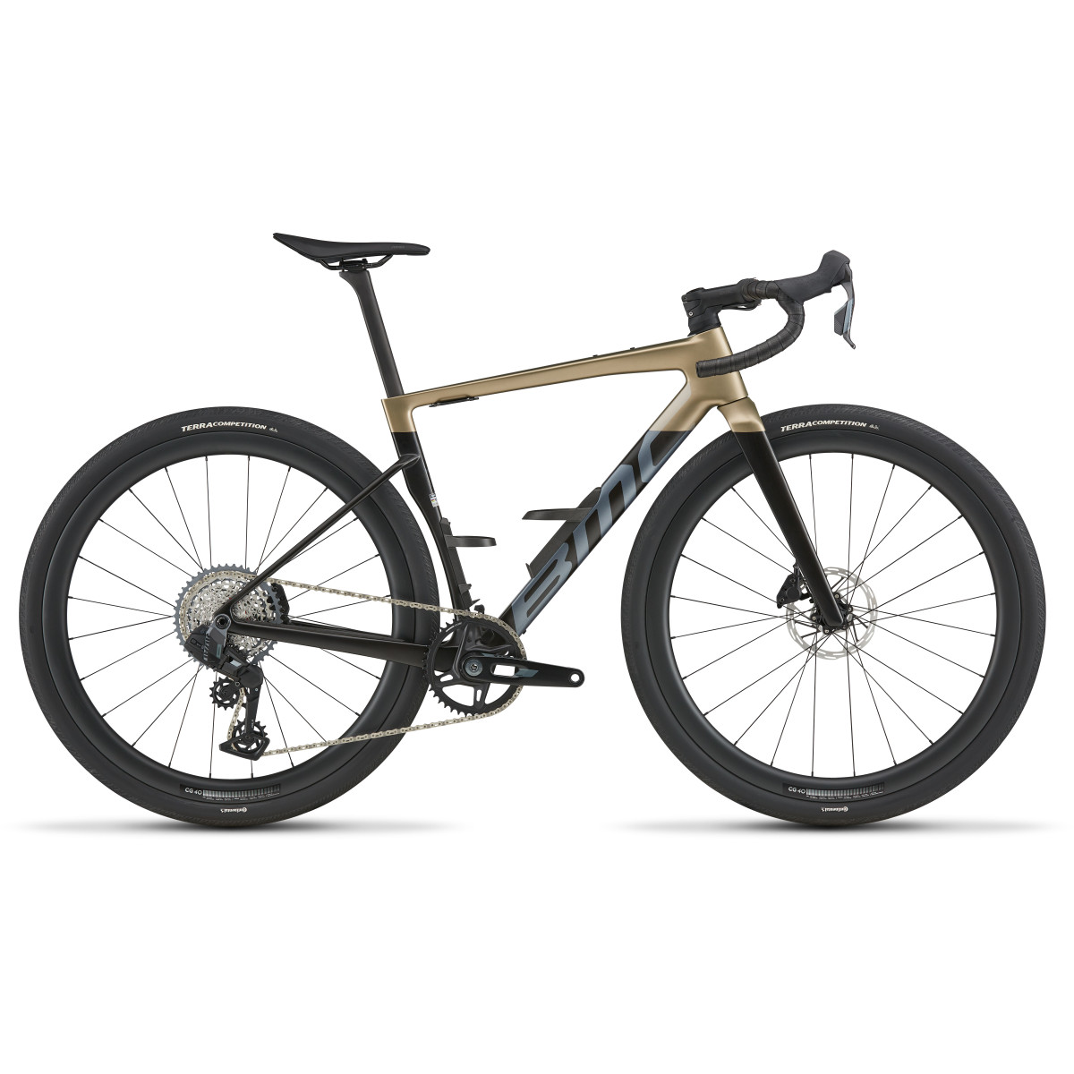 BMC Kaius 01 Three grants velosipēds | Moss Gold - Carbon