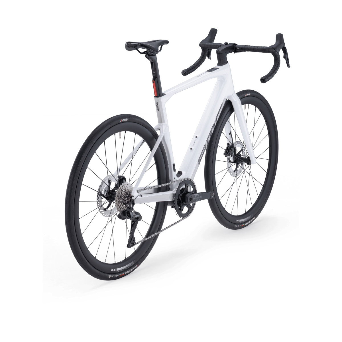 BMC Roadmachine 01 AMP One elektriskais velosipēds | Metallic White