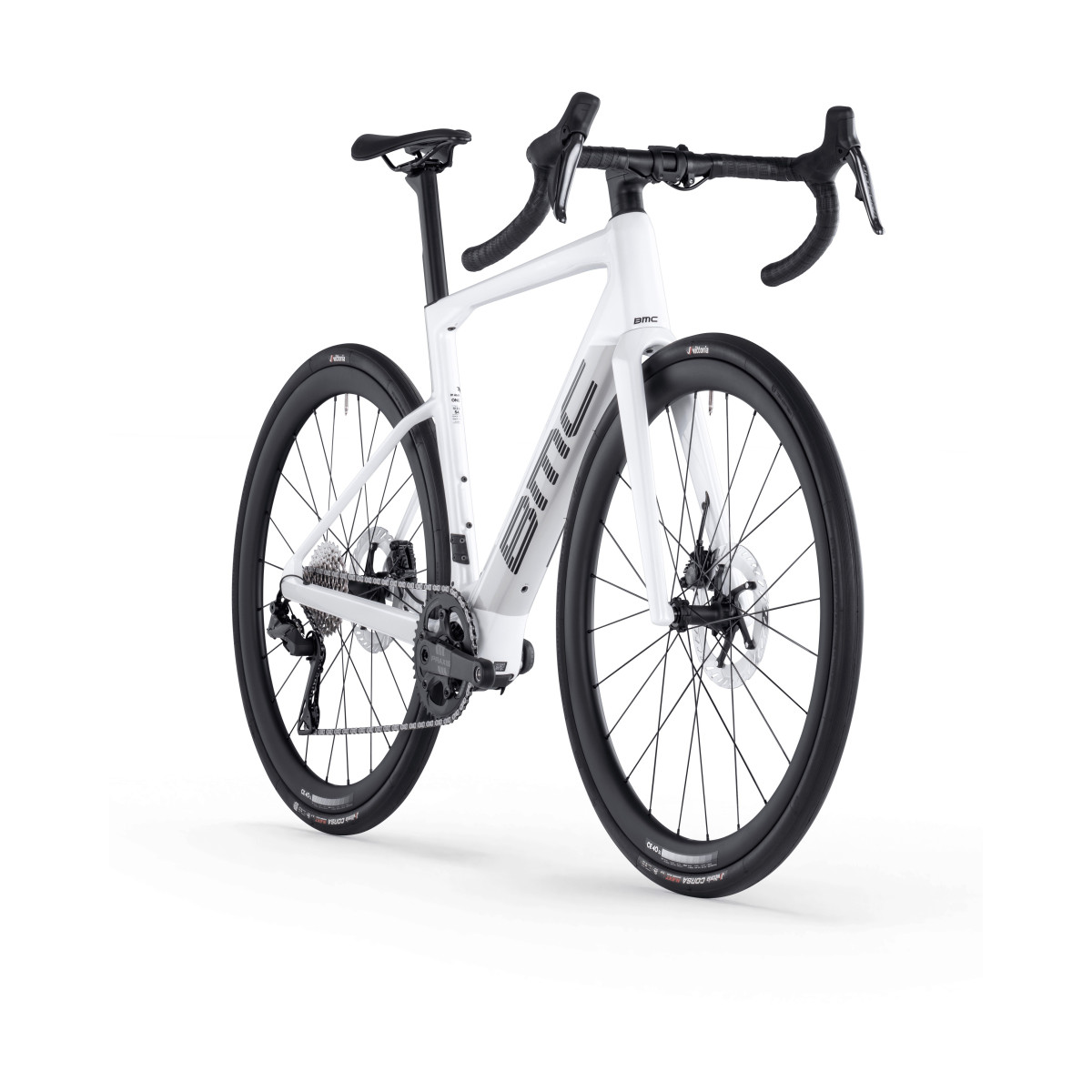 BMC Roadmachine 01 AMP One elektriskais velosipēds | Metallic White