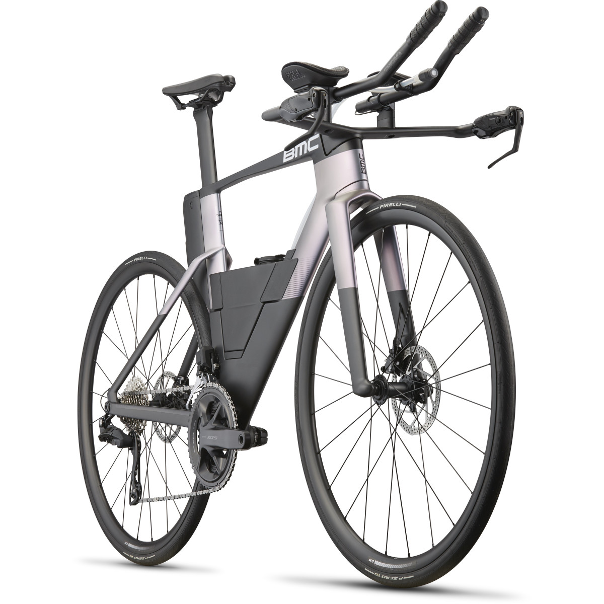 BMC Speedmachine 01 Three triatlona velosipēds | Carbon - Chameleon Silver