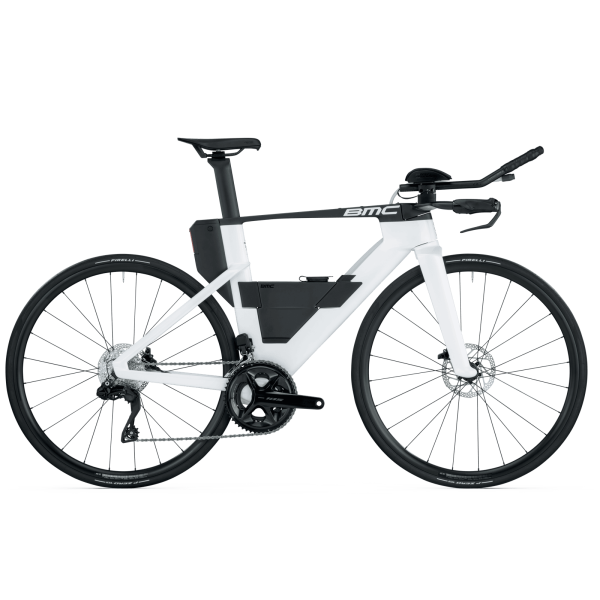 BMC Speedmachine 01 Four triatlona velosipēds | Carbon - neona sarkans