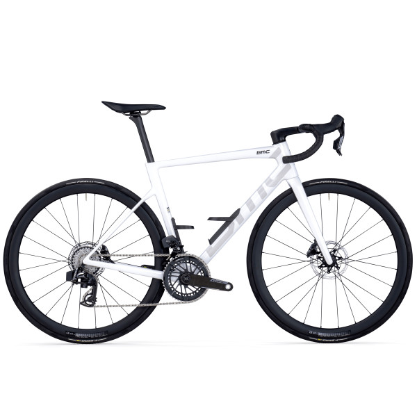 BMC Teammachine SLR 01 Three Road Bike | Metallic White - Silver