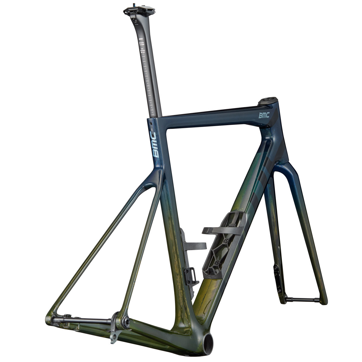 BMC Teammachine SLR 01 rāmja komplekts | Blue Glitter Carbon - Lime Carbon