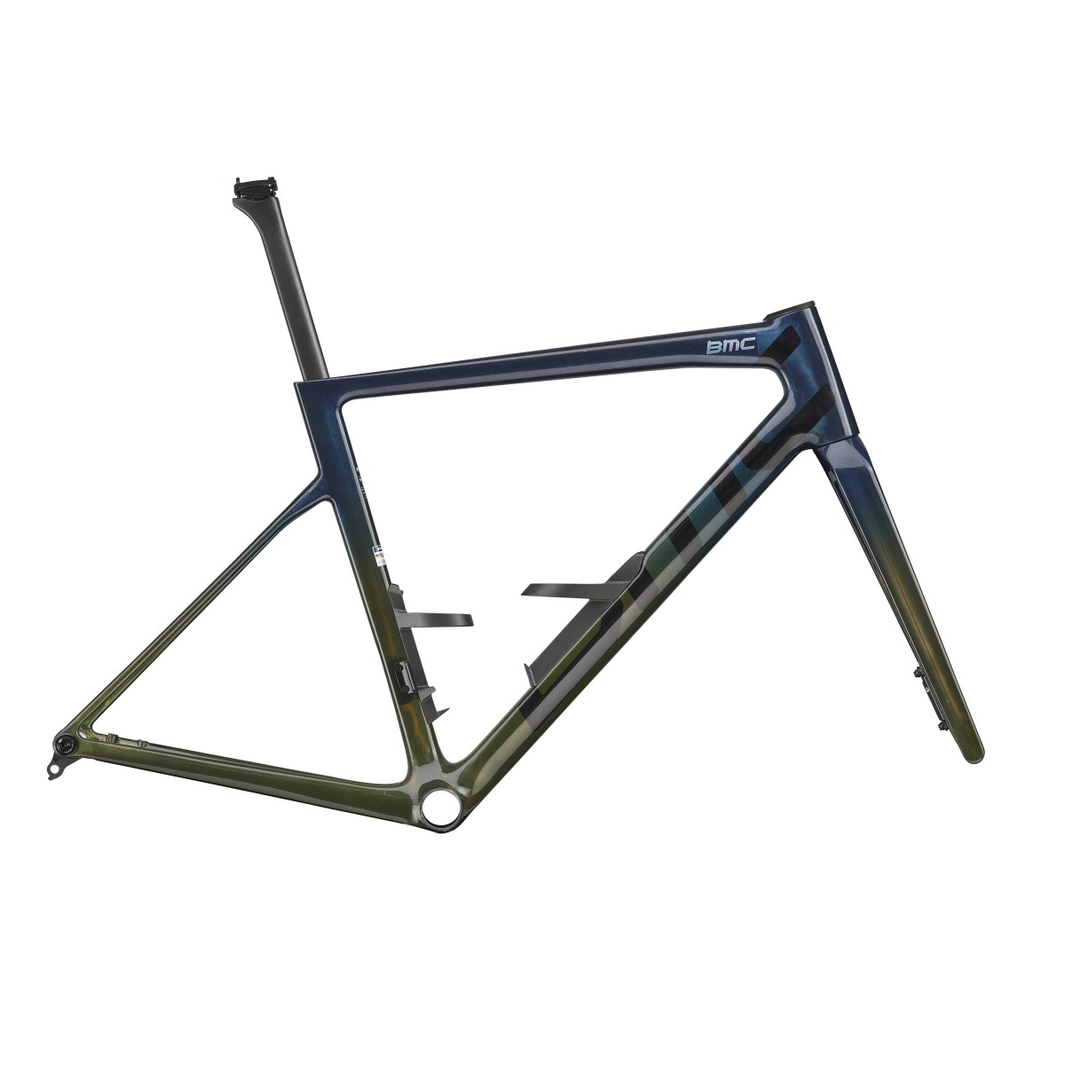 BMC Teammachine SLR 01 rāmja komplekts | Blue Glitter Carbon - Lime Carbon