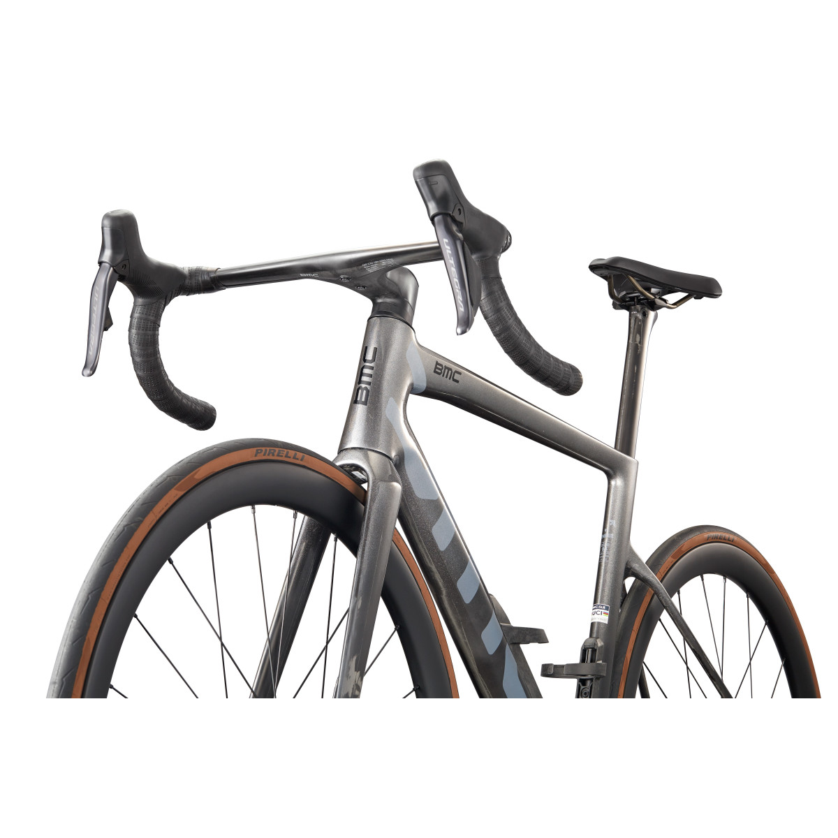 BMC Teammachine SLR 01 Three maanteeratas | Silver Carbon - Carbon