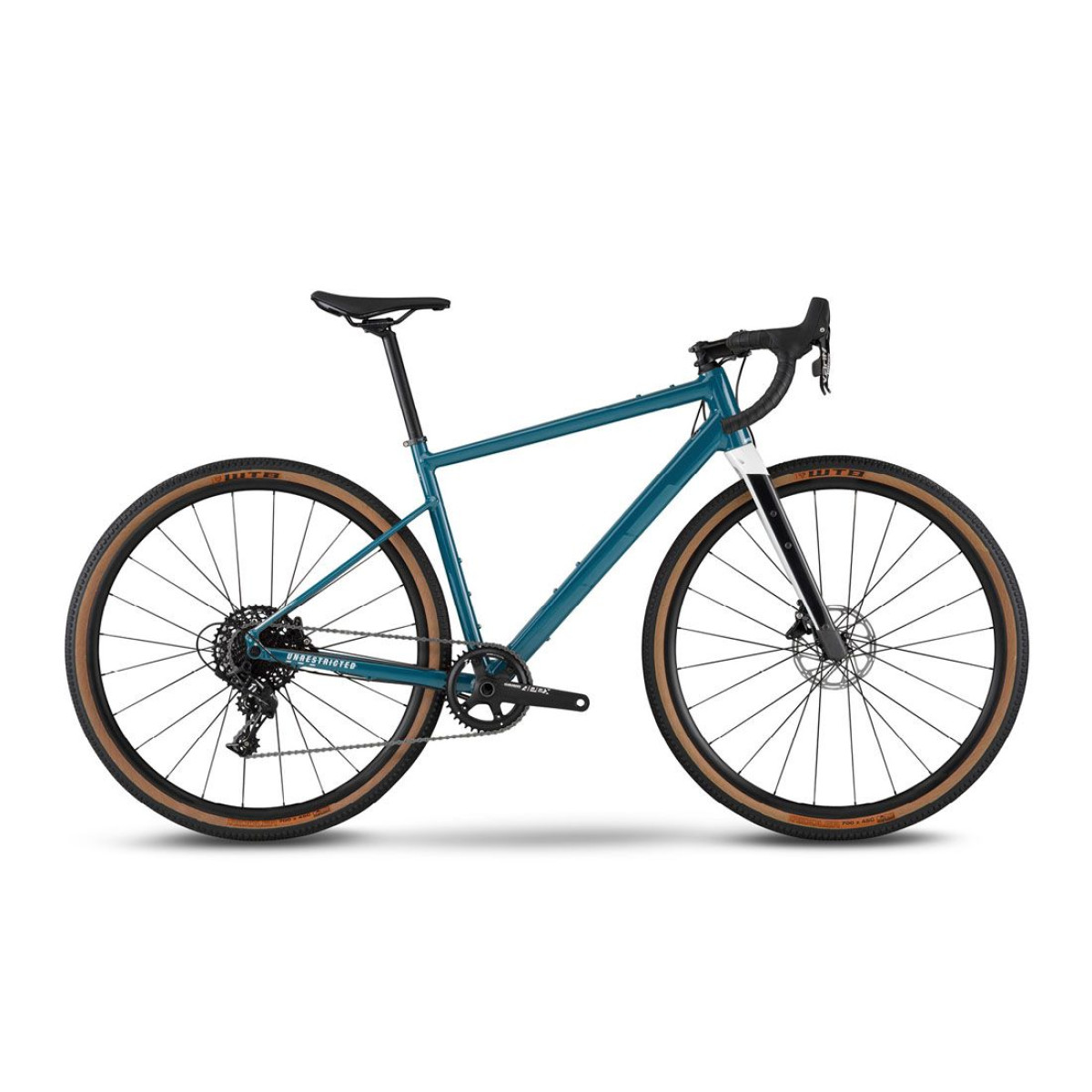 BMC UnReStricted AL Two Gravel+ velosipēds | Tumšs benzīns - Balts