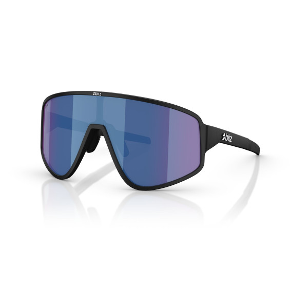 BLIZ A004 päikeseprillid | Matte Black - Blue