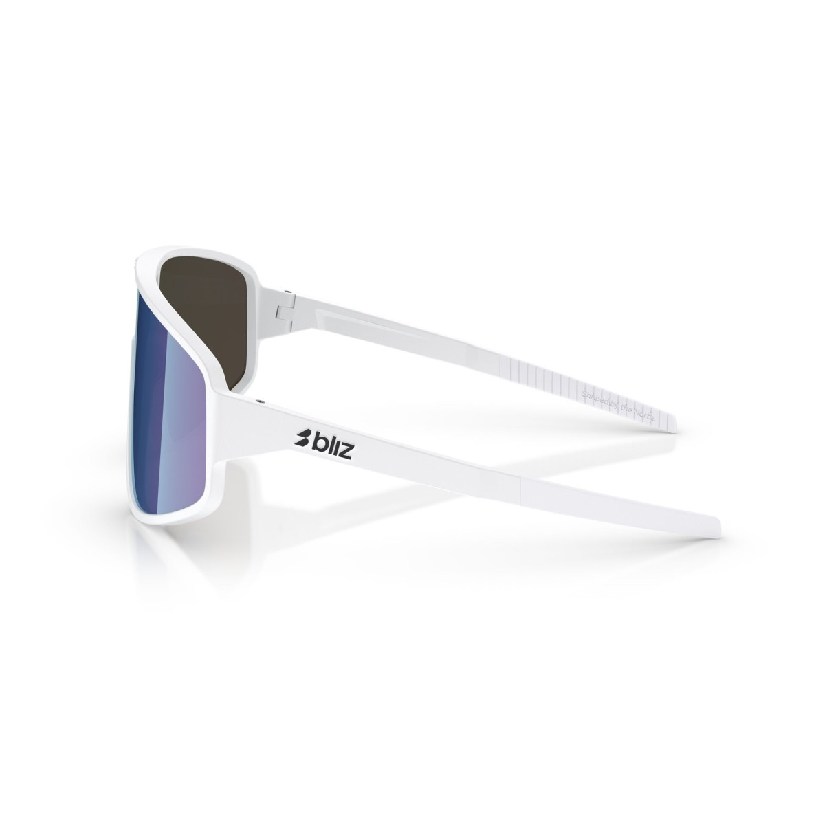 BLIZ A004 päikeseprillid | Matte White - Blue