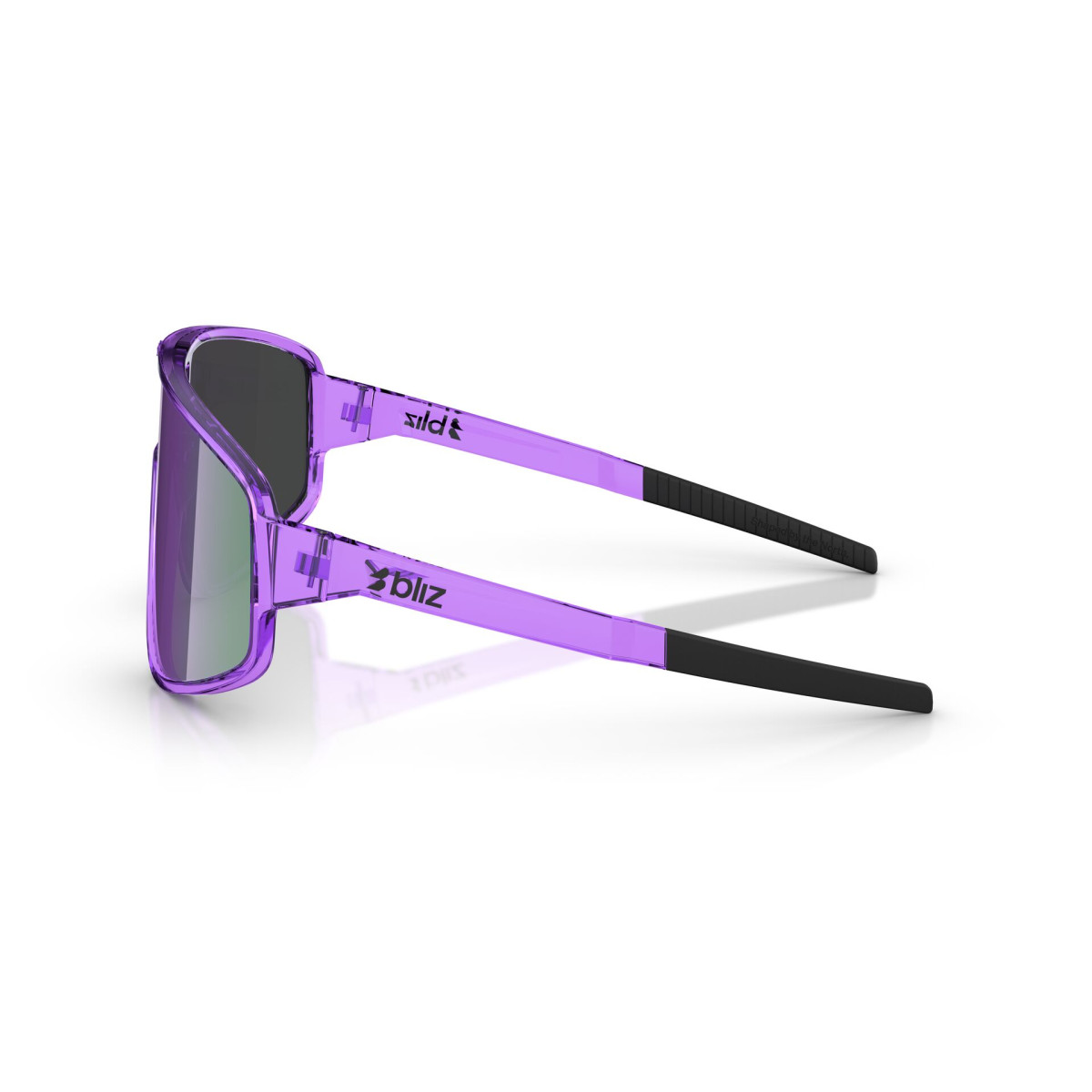 BLIZ A004 päikeseprillid | Transparent Purple - Smoke Purple