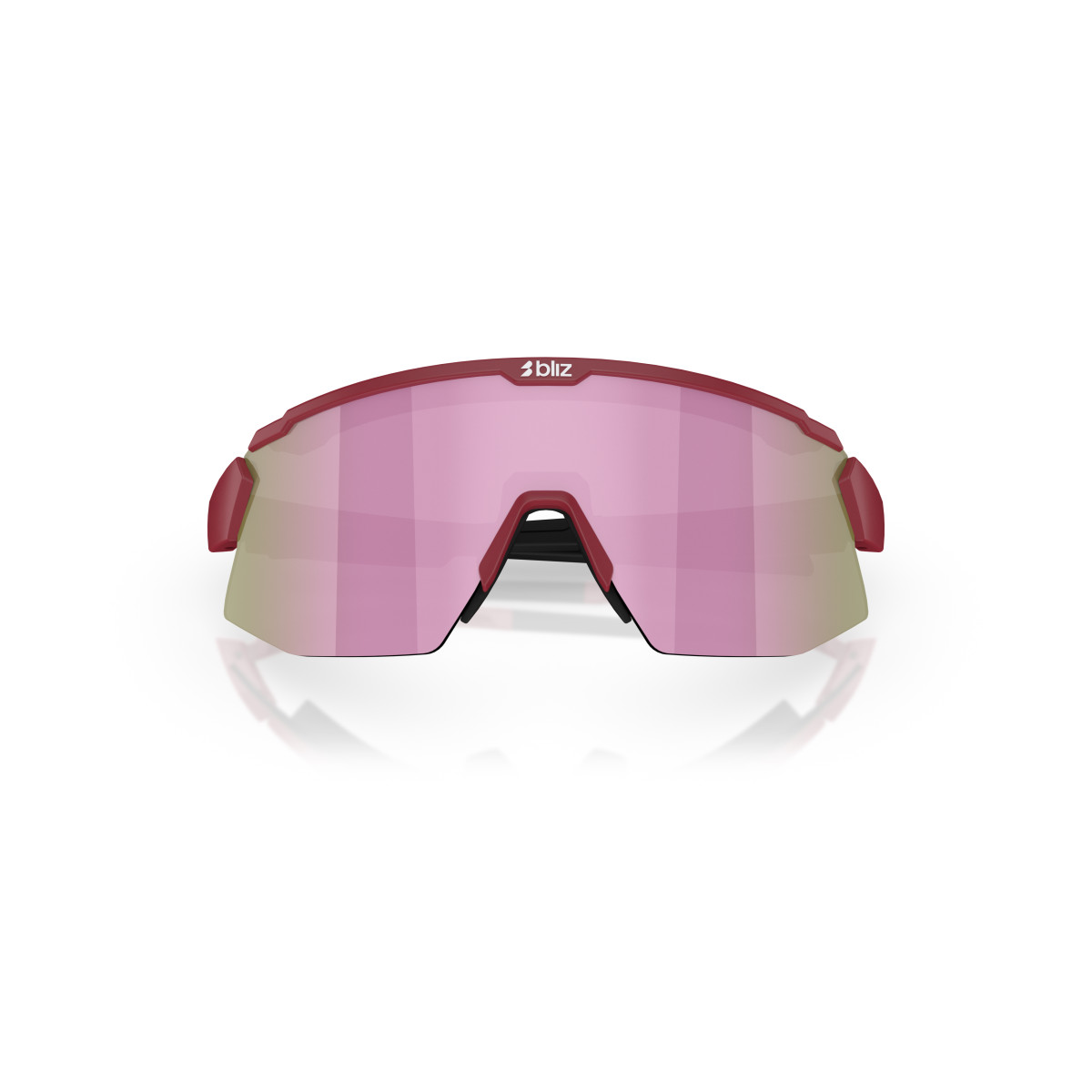 BLIZ Breeze Small Sunglasses | Burgundy - Brown Rose