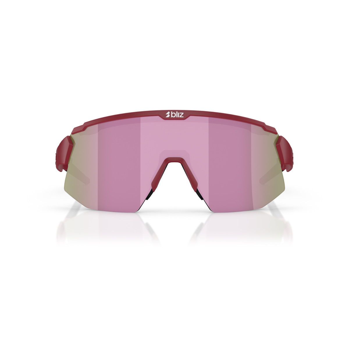 BLIZ Breeze Small Sunglasses | Burgundy - Brown Rose