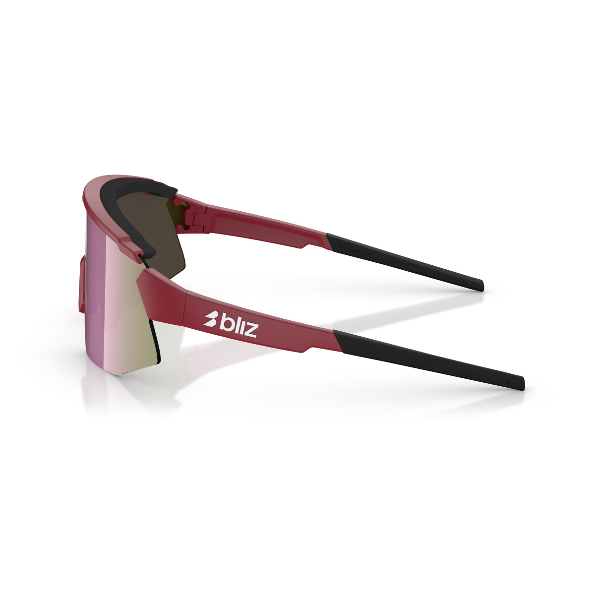 BLIZ Breeze Small Sunglasses | Burgundy - Brown Rose