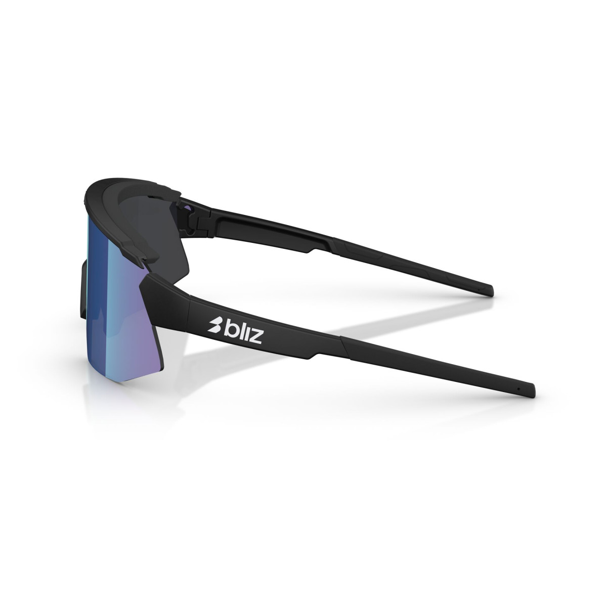 BLIZ Breeze Small saulesbrilles | Matte Black - Smoke Blue Multicolour