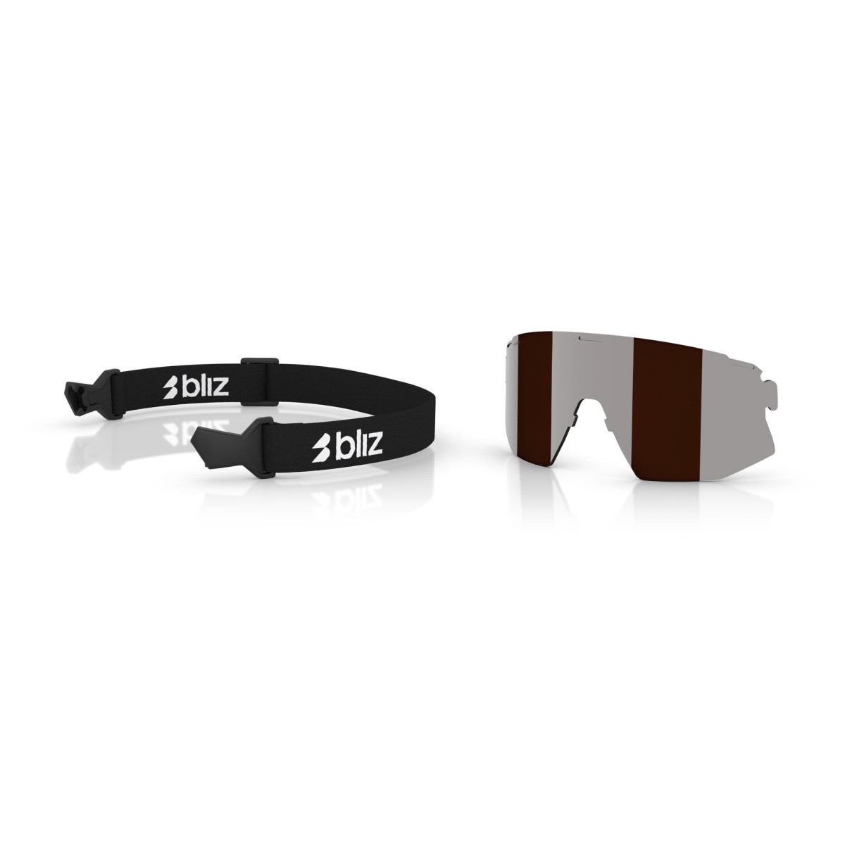 BLIZ Breeze saulesbrilles | Matte Black - Smoke Silver Mirror