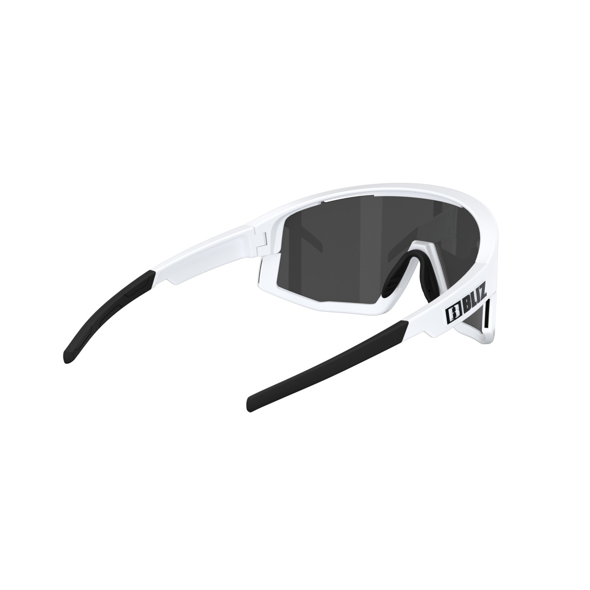 BLIZ Fusion Sunglasses | White - Smoke Red