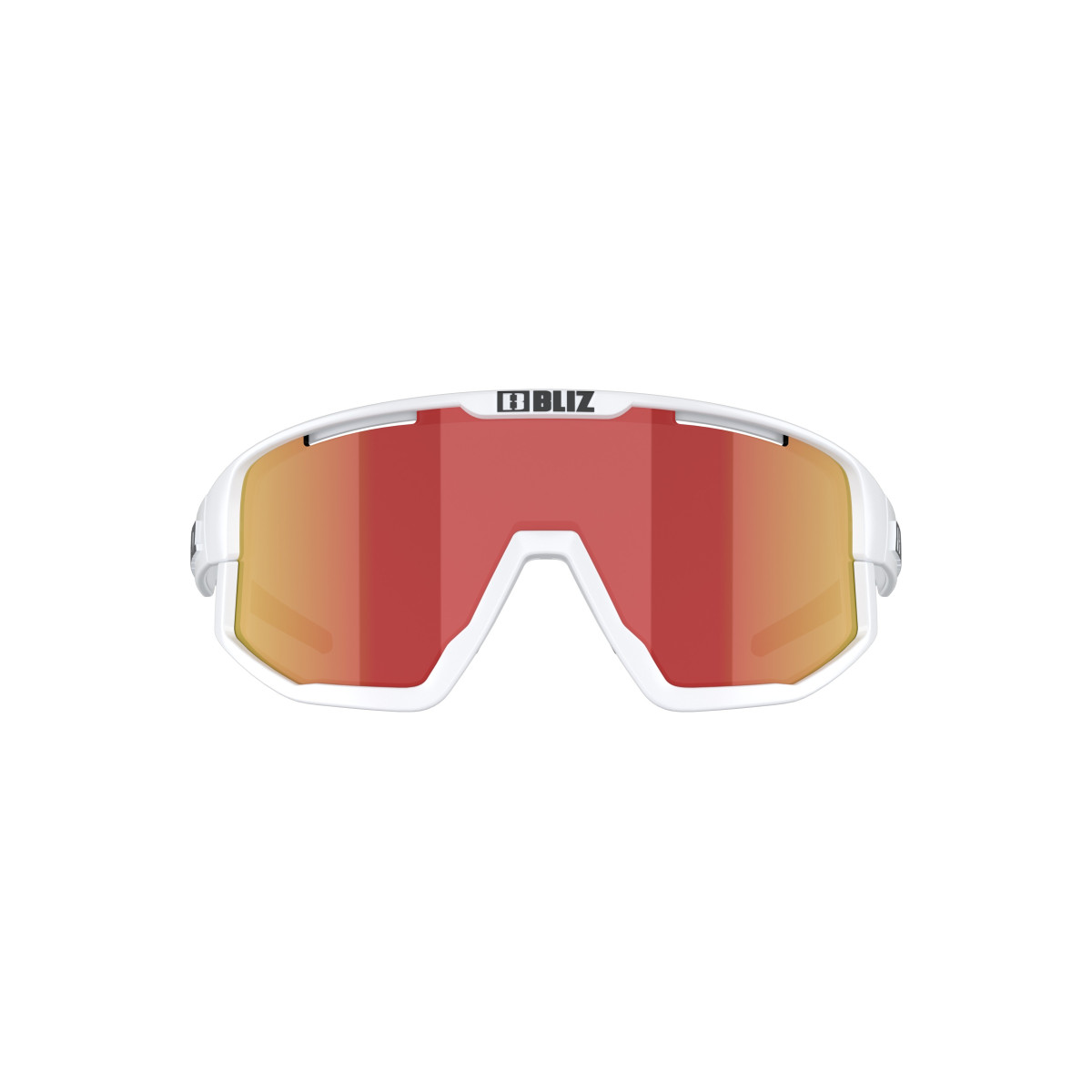 BLIZ Fusion Sunglasses | White - Smoke Red