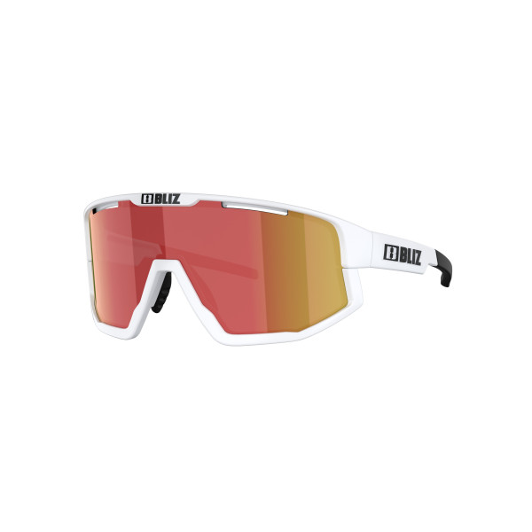 BLIZ Fusion päikeseprillid | White - Smoke Red