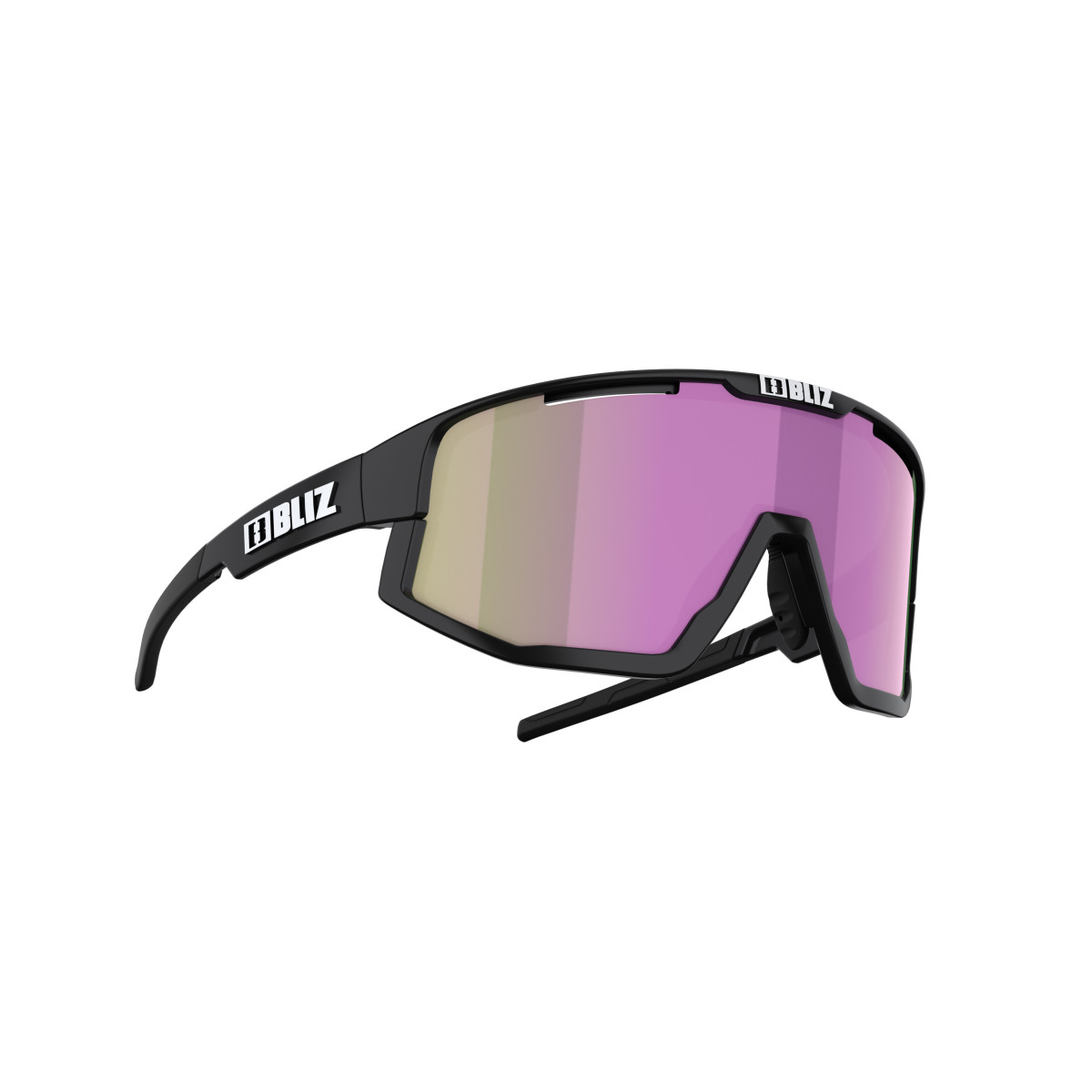 BLIZ Fusion Small Sunglasses | Black - Brown Rose