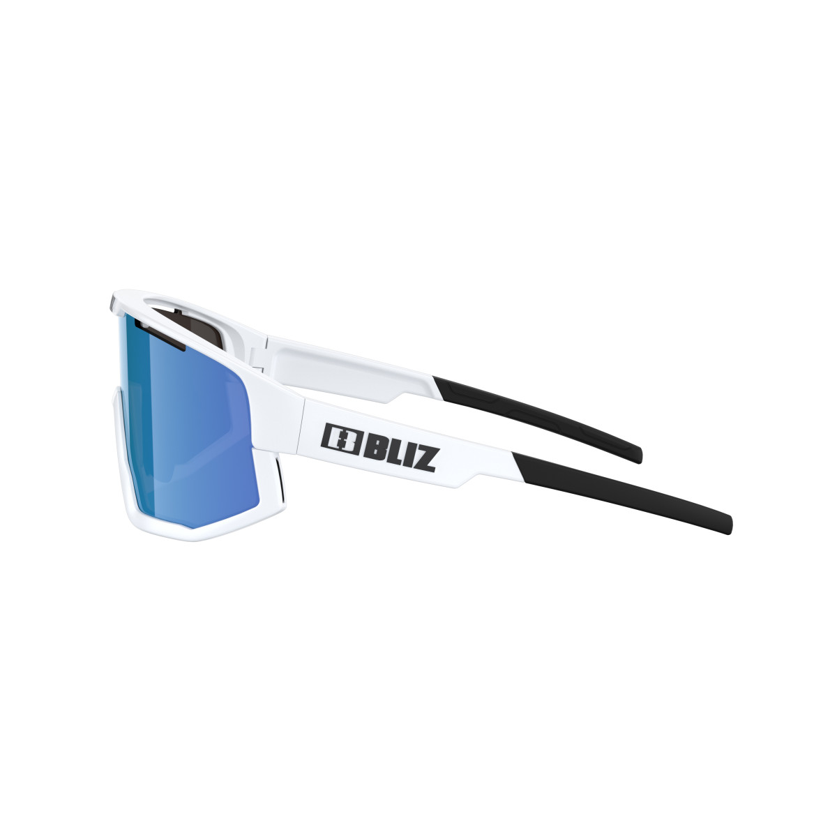 BLIZ Fusion Small Sunglasses | White - Brown Blue