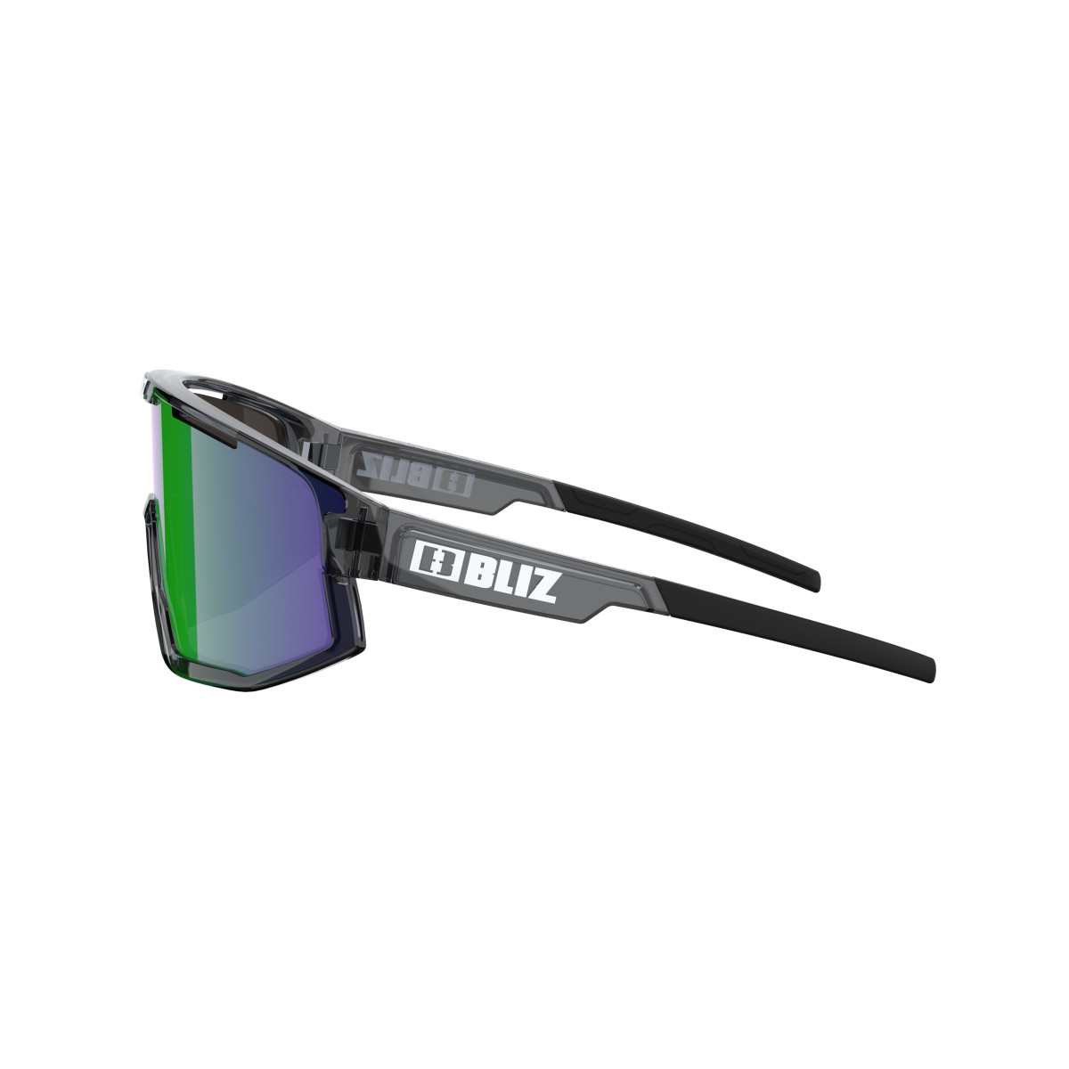 BLIZ Fusion Sunglasses | Crystal Black - Brown Green