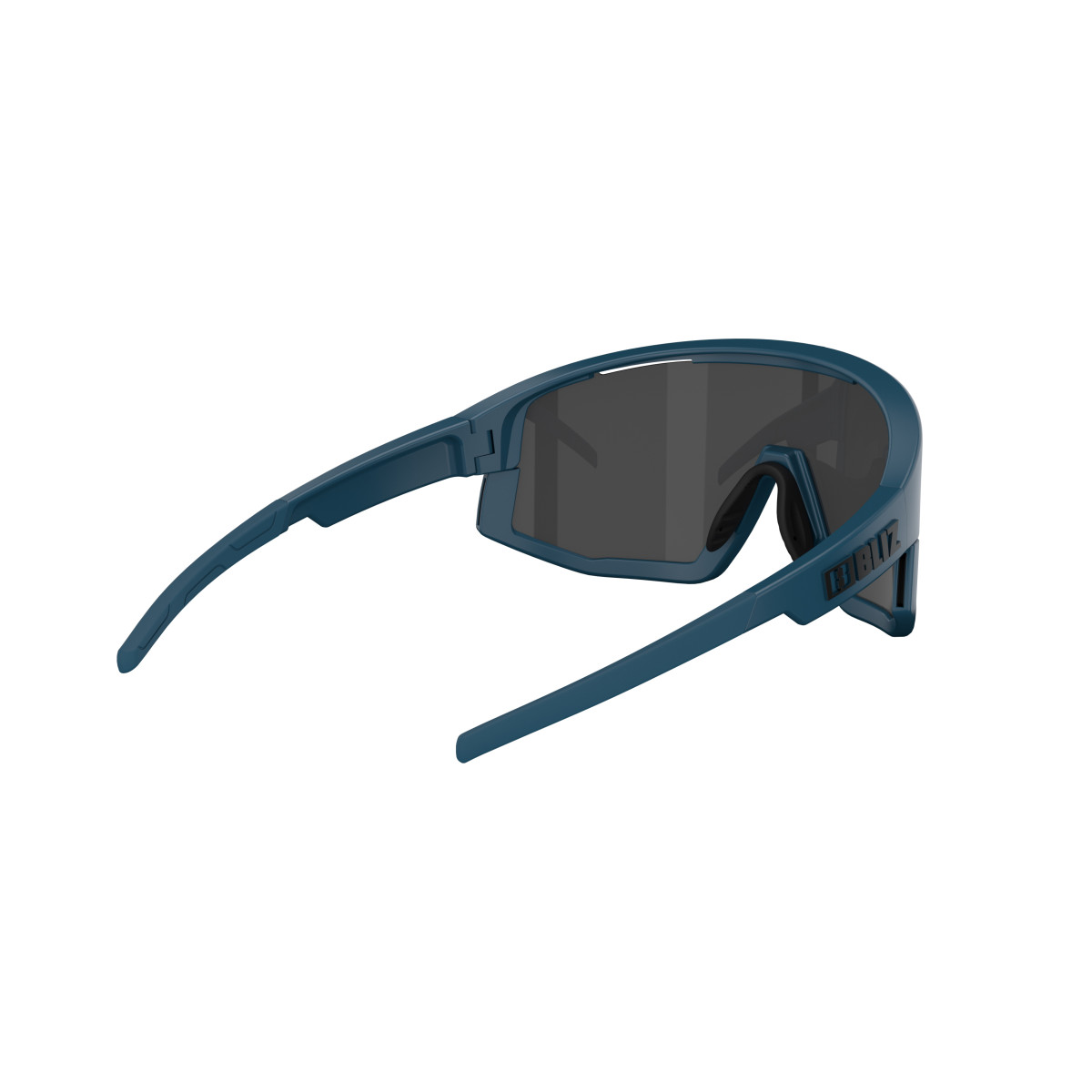 BLIZ Fusion Small saulesbrilles | Matte Blue - Smoke Mirror Ice Blue