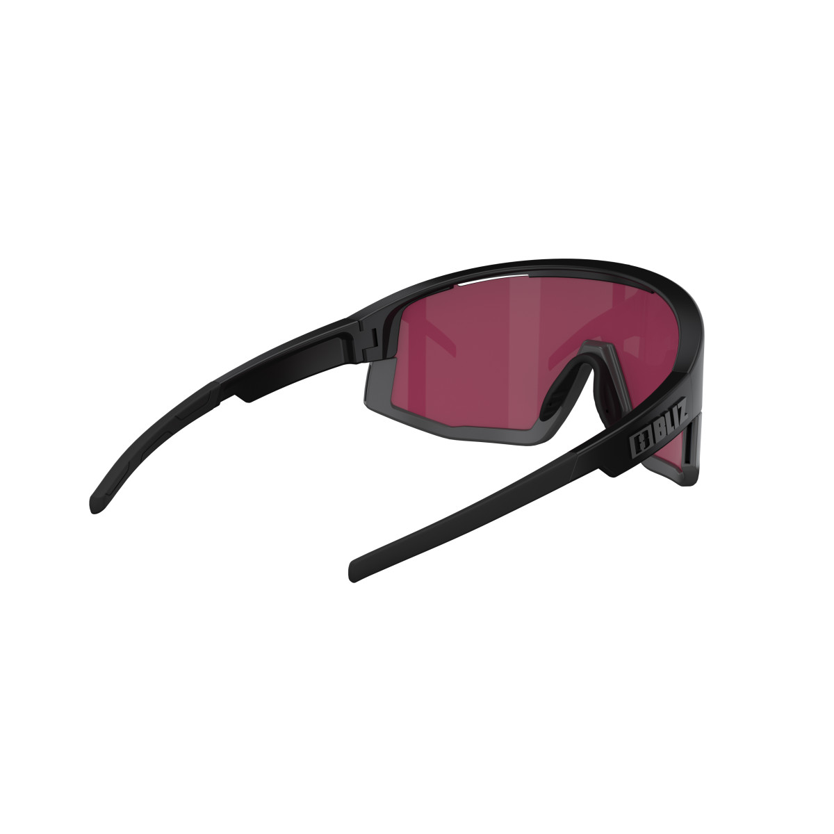 BLIZ Fusion Small saulesbrilles | Nano Optics - Nordic Light | Matte Black - Rose Violet Blue