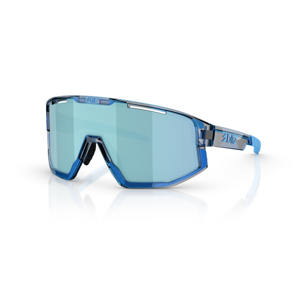 BLIZ Fusion Small päikeseprillid | Transparent Blue - Ice Blue