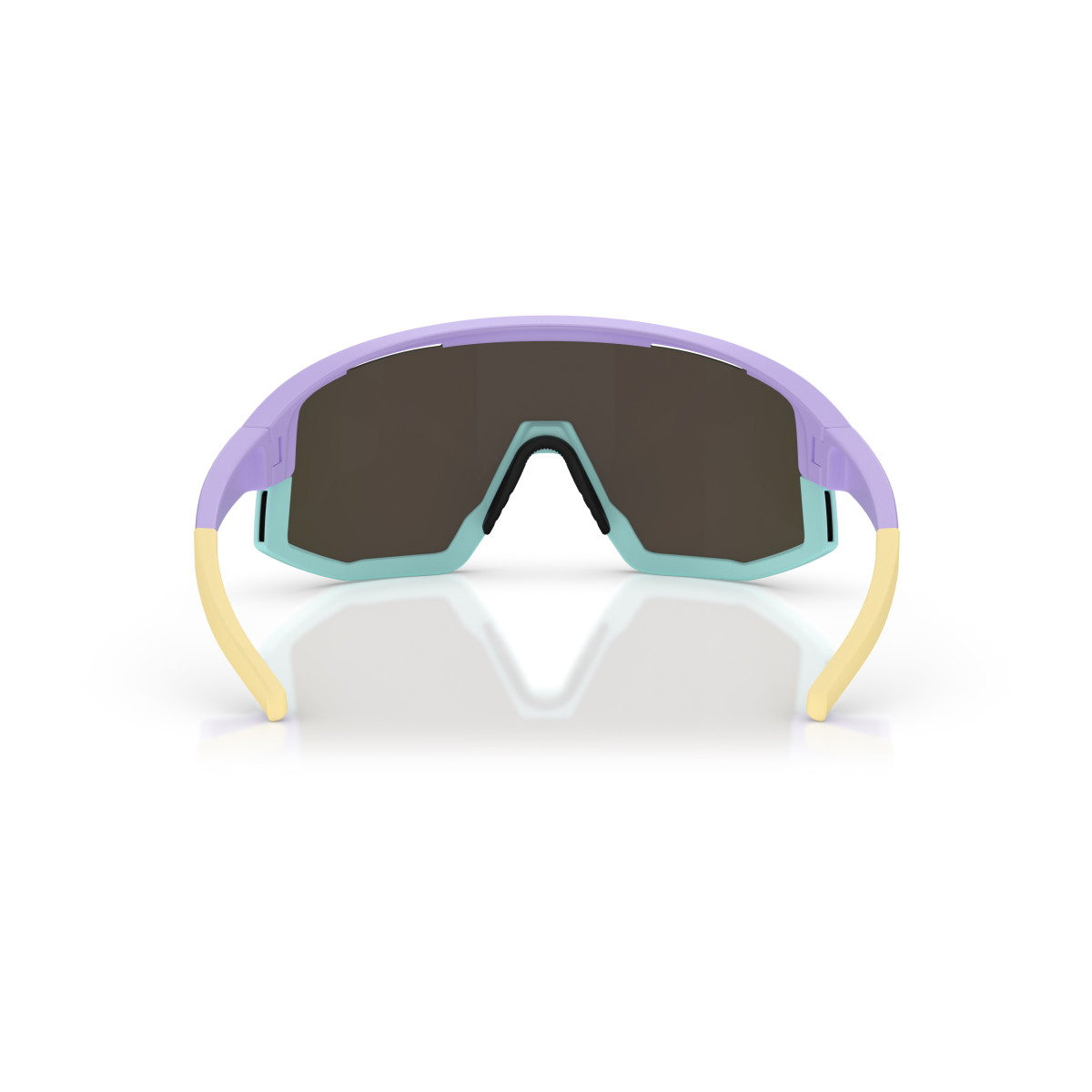 BLIZ Fusion saulesbrilles | Pastel Purple Yellow Logo - Brown Pink
